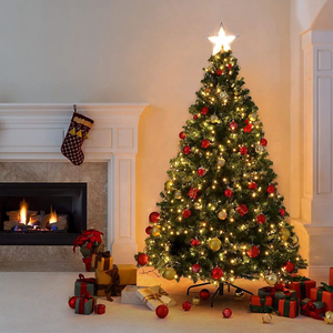 Décoration <span class=keywords><strong>de</strong></span> <span class=keywords><strong>sapin</strong></span> <span class=keywords><strong>de</strong></span> <span class=keywords><strong>Noël</strong></span> Joyeux <span class=keywords><strong>Noël</strong></span> <span class=keywords><strong>Sapin</strong></span> <span class=keywords><strong>de</strong></span> <span class=keywords><strong>Noël</strong></span> en PVC dense <span class=keywords><strong>pré</strong></span>-éclairé par LED <span class=keywords><strong>de</strong></span> 180 cm pliable - Product Image 6