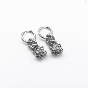 yunnique Hoop <b>Earrings</b> Star Shape Titanium Steel Geometric Design Fashion <b>Cuff</b> <b>Earrings</b> - Product Image 5