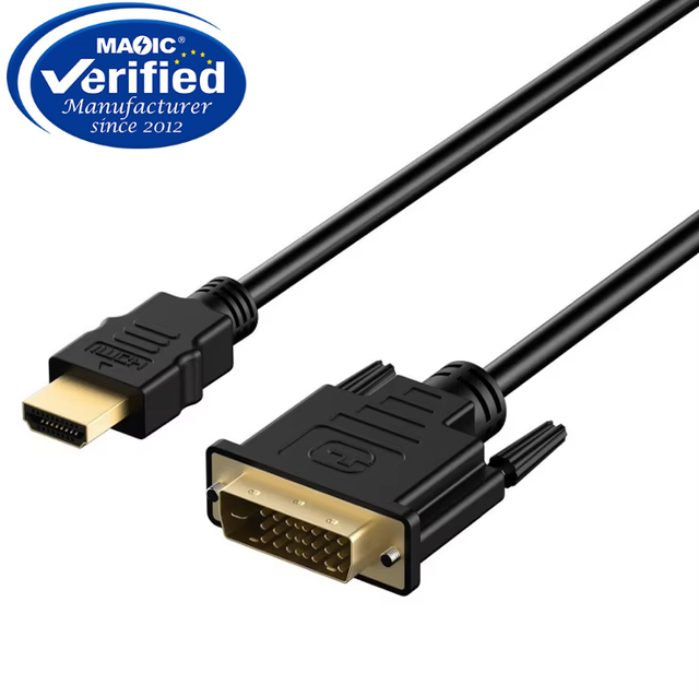 OEM 1M,2M,3M,5M,10M Gold Plated 1080P HDMI to DVI 24+1 DVI to HDMI Cable