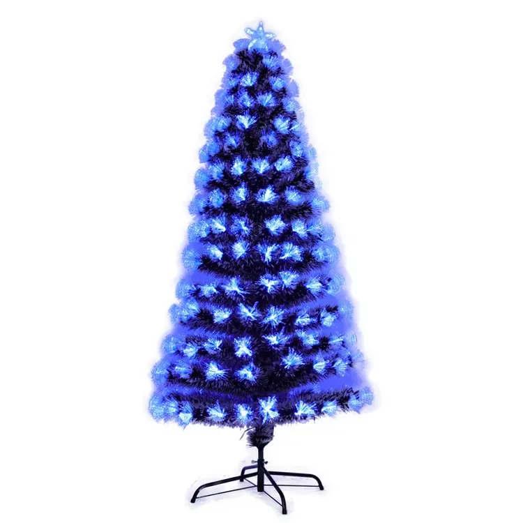 Luzes de led árvore de natal, 8 modos de iluminação da árvore de natal artificial de 6pés para decorações de natal