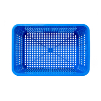 Caisse de lait en plastique personnalisée PP/PE maille empilable caisse de légumes en plastique panier de tomates de fruits à usage intensif