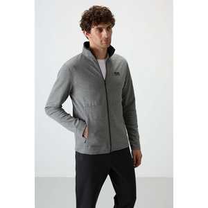Ensemble de survêtement pour homme Bruce Grey, gris et noir, col montant, décontracté, respirant, taille adulte 85200 - Product Image 6