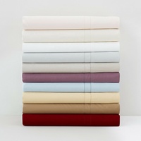 Tissu de literie d'hôtel 50% coton 50% polyester 40s percale tissu blanc en rouleau tissu extra large
