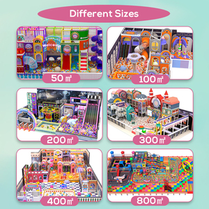 Aire de jeux intérieure douce sur le thème Morandi pour enfants Diapositives de parc de jeux pour enfants Équipements de jeu Mousse pour clubs Jouer cafés - Product Image 3