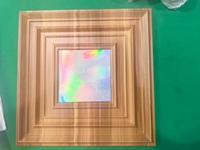 Panneaux muraux 3D en PVC effet miroir laser avec motif géométrique pour la décoration intérieure moderne de chambre, salon, hôtel, restaurant, bar, salon de beauté