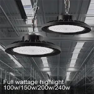 100W 150 Watt 200W Ufo Licht Highbay Winkelcentrum Magazijn Armaturen Industriële Lamp Aluminium Ufo High Bay Licht