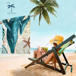 Toalla de Playa de Microfibra con Logotipo Personalizado, Secado Rápido, Doble Cara, de Terciopelo y Algodón, Estampada con Dibujos Animados, para Deportes, Camping y <span class=keywords><strong>Piscina</strong></span> - Product Image 6