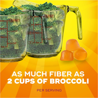 Gomitas de Fibra Prebiótica FibrePure para la Salud Digestiva - 120 Gomitas de Naranja, 5g de Fibra Vegetal, Sin Azúcar - Dropshipping y 3PL