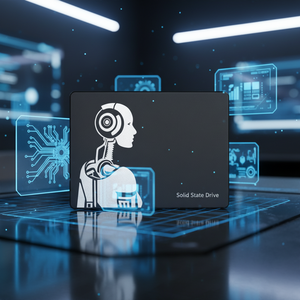 Penyimpanan Game Baru Portabel SATA 3.0 SSD 128GB-2TB Kecepatan Baca 450MB/s 6Gbps Solid State Drive Plastik 50x54x5.7mm Ringan - Product Image 1