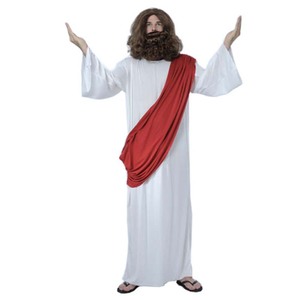 Costume de cosplay de Jésus pour <span class=keywords><strong>homme</strong></span>, jeu de rôle romain <span class=keywords><strong>grec</strong></span> pour adultes, avec perruque TRAD-009 - Product Image 2