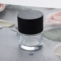 Flacons de parfum cylindriques en verre vides de luxe personnalisables avec pulvérisateur à pompe, 30ml/50ml/100ml, impression sérigraphiée, en stock