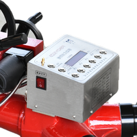 Monitor de Agua Eléctrico de Doble Tubo XHYXFire con Control Remoto, Cañón para Camión de Bomberos, Flexible, de Acero Inoxidable, Rojo, 90, para Extinción de Incendios