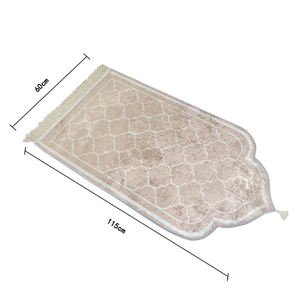 Tappetino da salotto di alta qualità per islam 80X120cm tappeto da preghiera musulmano portatile di dimensioni speciali tasca da viaggio a forma di preghiera ca - Product Image 1
