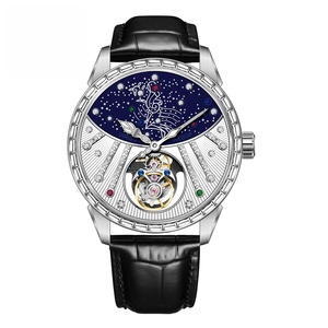 Orologi da Polso Meccanici Automatici di Lusso OEM/ODM con Tourbillon Volante, Serie 12 Segni Zodiacali, Luminosi e Impermeabili - Product Image 6