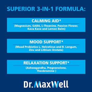 60-kapsul USA Adaptogens nootropika lebih baik menenangkan stres suasana hati dukungan suplemen untuk pria wanita suplemen Herbal infus - Product Image 3