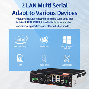 Mini PC Industrial con Chipset Intel Z390, RS232 RS485 Dual Aislado, Puerto LAN Dual para Control de Automatización, Visión Artificial - Product Image 4