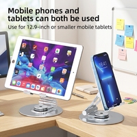 Soporte para Teléfono Móvil de Aleación de Aluminio Portátil de Alta Calidad, Ajustable, Plegable y Flexible, Accesorio para Teléfono