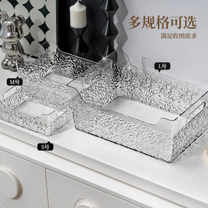 Pet Desktop Storage Box <b>Rectangle</b> Transparent S M L Size For Clothes Cosmetics Snacks Bedroom <b>Coffee</b> <b>Table</b> - Product Image 1