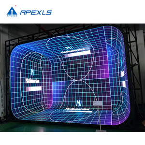 หน้าจอ LED แบบโค้ง 3 มิติ สร้างประสบการณ์เสมือนจริง พร้อมจอแสดงผลไมโคร LED สำหรับตกแต่งห้างสรรพสินค้า ศูนย์รวมความบันเทิง และผนังภาพวิวัฒนาการ - Product Image 1