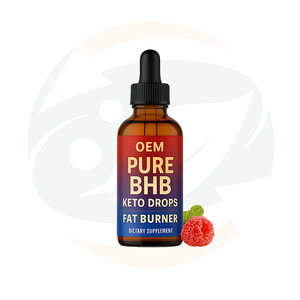 OEM/ODM Label Pribadi Ekstrak Herbal Keto BHB Drops L-Carnitine dan Arginine Diet Drops Suplemen Olahraga BHB Keto Drops - Product Image 1