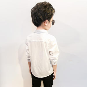 Vêtements pour enfants en gros de Chine, chemises à manches longues pour garçons 100% coton - Product Image 4