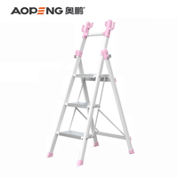 Nueva Escalera Plegable para el Hogar, Escalera Portátil para Colgar Ropa, Sombreros y Accesorios