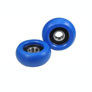 Rouleau <span class=keywords><strong>de</strong></span> <span class=keywords><strong>guidage</strong></span> silencieux en polyuréthane PUR60830-7C1L8M6 avec goujon fileté M6, profil en arc <span class=keywords><strong>de</strong></span> 30x7 mm, <span class=keywords><strong>pour</strong></span> <span class=keywords><strong>rail</strong></span> <span class=keywords><strong>de</strong></span> <span class=keywords><strong>porte</strong></span> <span class=keywords><strong>coulissante</strong></span> - Product Image 5