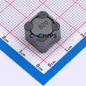 Inducteur de puissance SRR1210-820M SMD, 12x12mm (Inductance : 82uH) (Précision : 20%) Courant nominal : 2,8A - Product Image 1