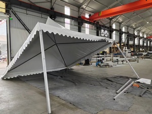 Tenda a Pagoda con Tetto a Punta per Fiere all'Aperto, Stand Espositivo Bianco per Eventi Tecnologici - Product Image 6