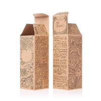 Individuelle Logo-Hartkartonagen Umweltfreundliche Kunstpapier-Weinverpackungsbox Luxuriöses Künstlerisches Design für 200ml Flaschen Großhandel