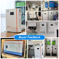 Envío desde Polonia, Baterías de 15 kWh, 51.2 V, 300 Ah, 280 Ah, Batería de Litio-Ferrofosfato (LiFePO4) de Almacenamiento de Energía Solar para el Hogar, Montaje en Pared, con BMS