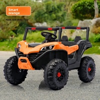 Auto Elettrica Giocattolo per Bambini, SUV in Plastica con Telecomando a Quattro Ruote, per Età 1-8 Anni, Doppia Trazione