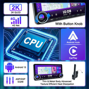 8G 128G layar sentuh Super cepat HD layar Carplay Radio mobil Android kenop ganda uis ts10 7862 unit kepala qled 1280*720 px - Product Image 4