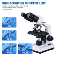 B105 Biological Optical Microscope - High Definition - Suitable for Primary and Secondary School Students' Laboratory Use