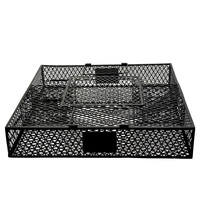 Piège à rongeurs en métal solide de capture vivante piège à cage d'écureuil de rat de souris sans cruauté efficace pour la lutte antiparasitaire des animaux pour l'intérieur et l'extérieur