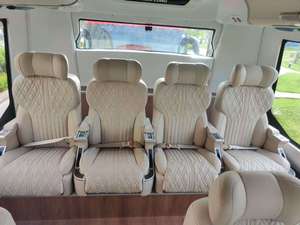 Sièges aérospatiaux de luxe pour <span class=keywords><strong>bus</strong></span> Volvo, Mercedes-Benz, <span class=keywords><strong>Setra</strong></span>, Scania, Van Hool - Matériaux en tissu imperméable/cuir/cuir PU - Sécurité - Product Image 2