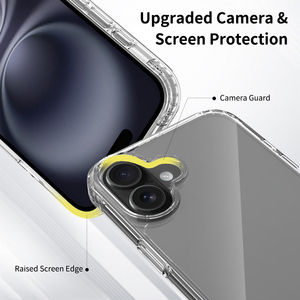 Rõ Ràng Acrylic Pha Lê Chống Sốc Điện Thoại Di Động Trường Hợp Đối Với Apple Cho <span class=keywords><strong>iPhone</strong></span> 16 Cộng Với 16 Pro Max Với Máy Ảnh Điều Khiển Cảm Ứng Nút - Product Image 3