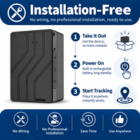 Traceur GPS sans fil 4G 2G magnétique pour actifs et véhicules, batterie rechargeable, suivi en temps réel, géolocalisation, OTA GT06 JT808