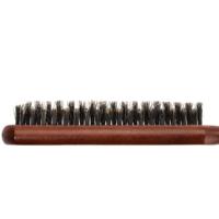 Brosse à cheveux en poils de sanglier pour femmes peigne arrière lisse avec choix de queue de rat pour la coupe des cheveux utilisée pour le contrôle des bords