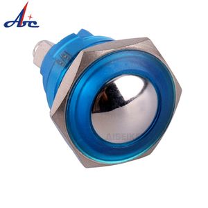 Interrupteur rotatif à clé en métal 16mm avec lumière auto-verrouillante <span class=keywords><strong>2</strong></span> <span class=keywords><strong>positions</strong></span> 3 <span class=keywords><strong>positions</strong></span> 3V 6V <span class=keywords><strong>12V</strong></span> 24V 220V 3A IBK-16-11Y ABILKEEN - Product Image 1