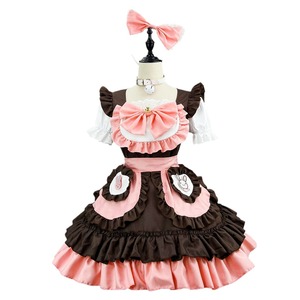 Adorable Bunny Maid Outfit Cute Anime Lolita Costume For Cosplay Spring 2024 Polyester Dress Set - Product Image 4