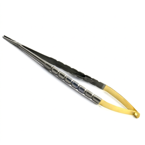 Castroviejo Needle <b>Holder</b> 18cm TC Micro-Surgery Suture Tying Locking Forceps Stainless Steel Instruments - Product Image 1