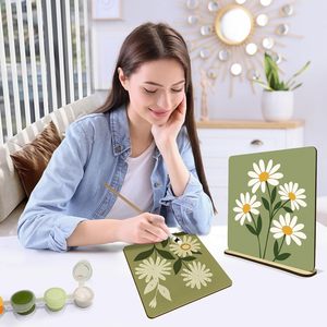 Kit de Pintura <span class=keywords><strong>por</strong></span> Números de Dibujos Animados Personalizados - Pintura al Óleo sobre Madera Contrachapada <span class=keywords><strong>por</strong></span> Números, Manualidades para Adultos, Decoración del Hogar - Product Image 5