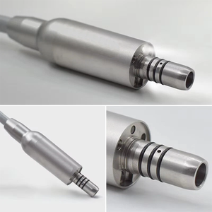 Micromotor eléctrico dental sin escobillas con LED integrado, pieza de mano contra-ángulo tipo E con spray de agua interno - Product Image 3