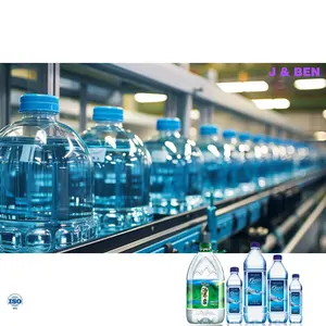 J&Ben 2000-36000BPH fabricante de máquina de purificação de água linha de produção de engarrafamento de água mineral totalmente automática