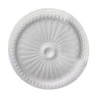 Médaillon décoratif en plâtre rond pour plafond, panneau décoratif pour la décoration murale intérieure