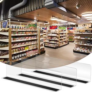 Étagères magnétiques en acrylique en forme de L personnalisables pour supermarchés, avec séparateurs de tiroirs en plastique - Product Image 5