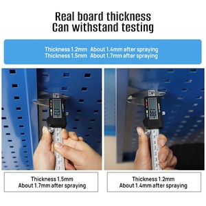 Pannelli in metallo industriale Pegboard all'ingrosso in metallo per strumenti per Garage - Product Image 3