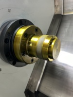 Tour à métaux chinois de haute précision facile à installer, entièrement automatique, machine de tournage CNC 0640x
