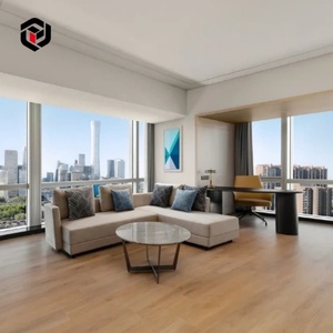Apartment Villa Project Fashionable 5 <b>Star</b> Luxury Modern Design Solid Oak Eco-Friendly E1 Grade Hotel Bedroom Sets Eco-Friendly - Product Image 5